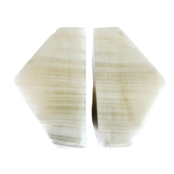 Tiki Aztec Mayan Carved Onyx 8" Extra-Large HEAVY! Bookends - Picture 6 of 6